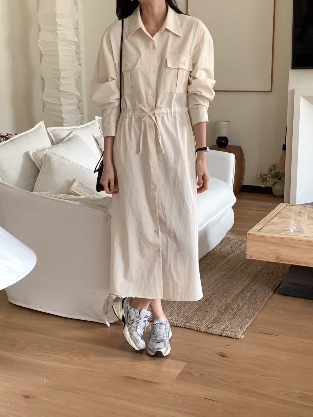 THE ZOA東大門㊣代購女裝新品職業熱賣人氣休閑25秋冬連衣裙THE ZOA連衣裙圖色1