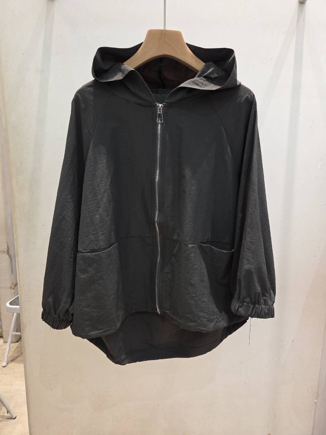 JAMES 제임스東大門㊣實拍女裝新品25秋冬真品職業夾克兜帽JAMES夾克圖色2