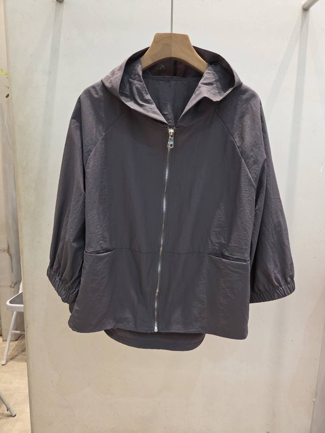 JAMES 제임스東大門㊣實拍女裝新品25秋冬真品職業夾克兜帽JAMES夾克圖色3
