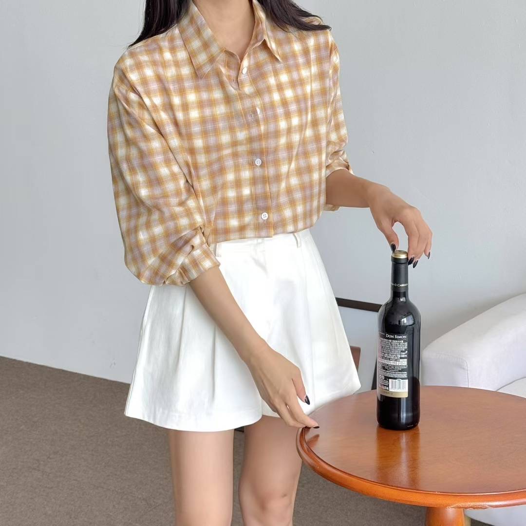 VERY GOOD東大門㊣實拍女裝新款推薦真品休閑時尚襯衫蕾絲衫VERY GOOD襯衫/蕾絲衫