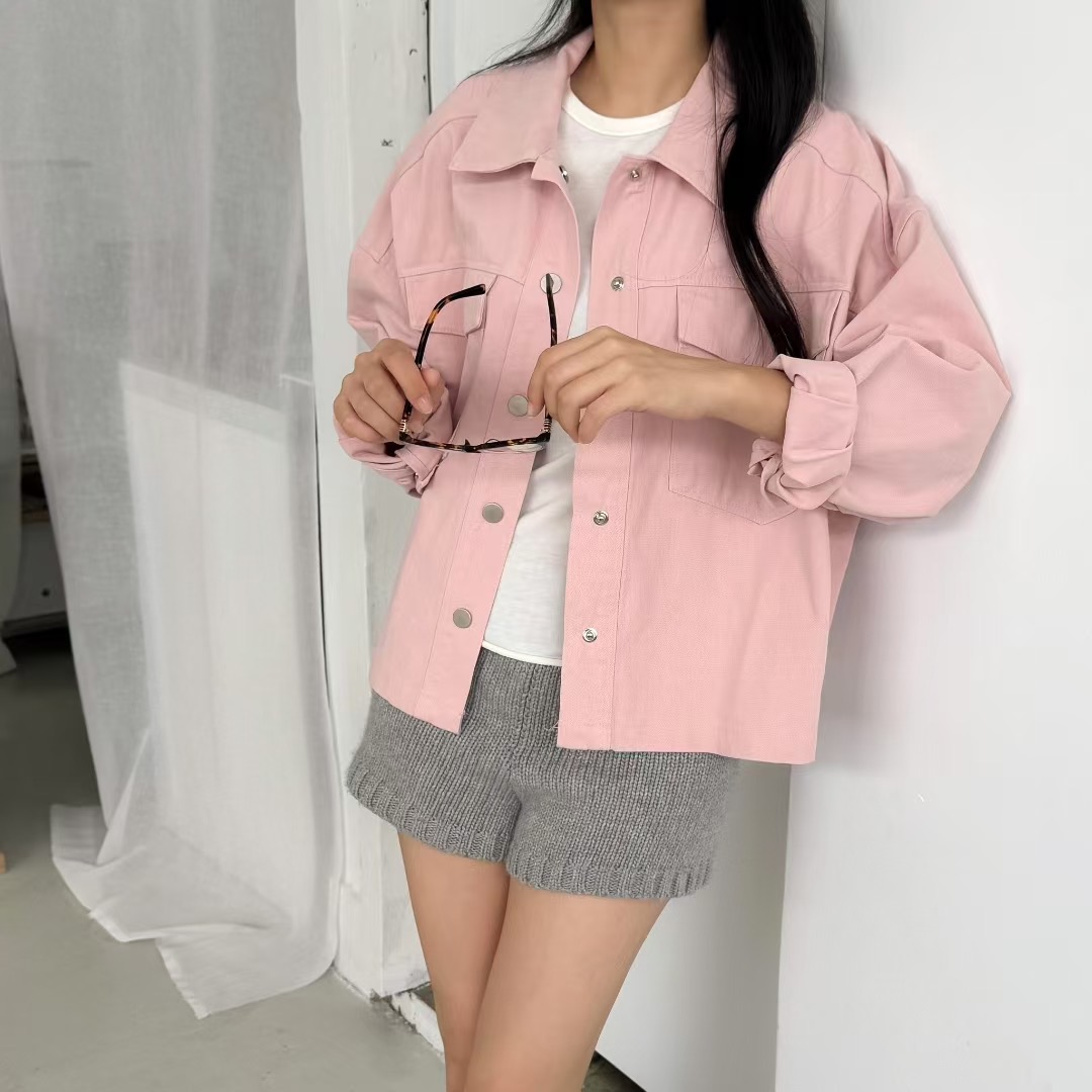 VERY GOOD韓國直郵㊣女士新品時尚人氣休閑25秋冬熱賣夾克VERY GOOD夾克圖色2