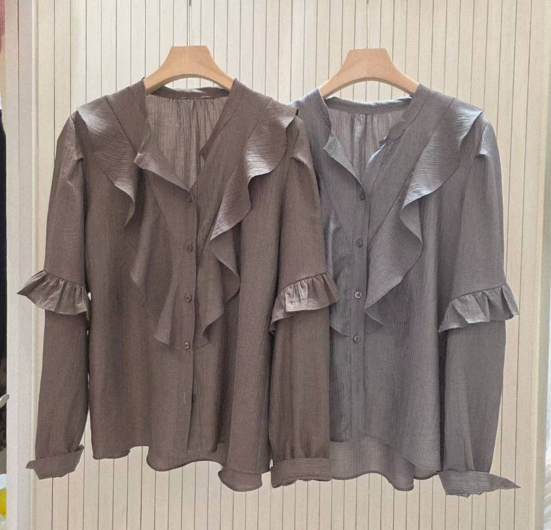 COCOS/ONE TOP東大門㊣代購女士新品職業休閑時尚襯衫蕾絲衫COCOS/ONE TOP襯衫/蕾絲衫