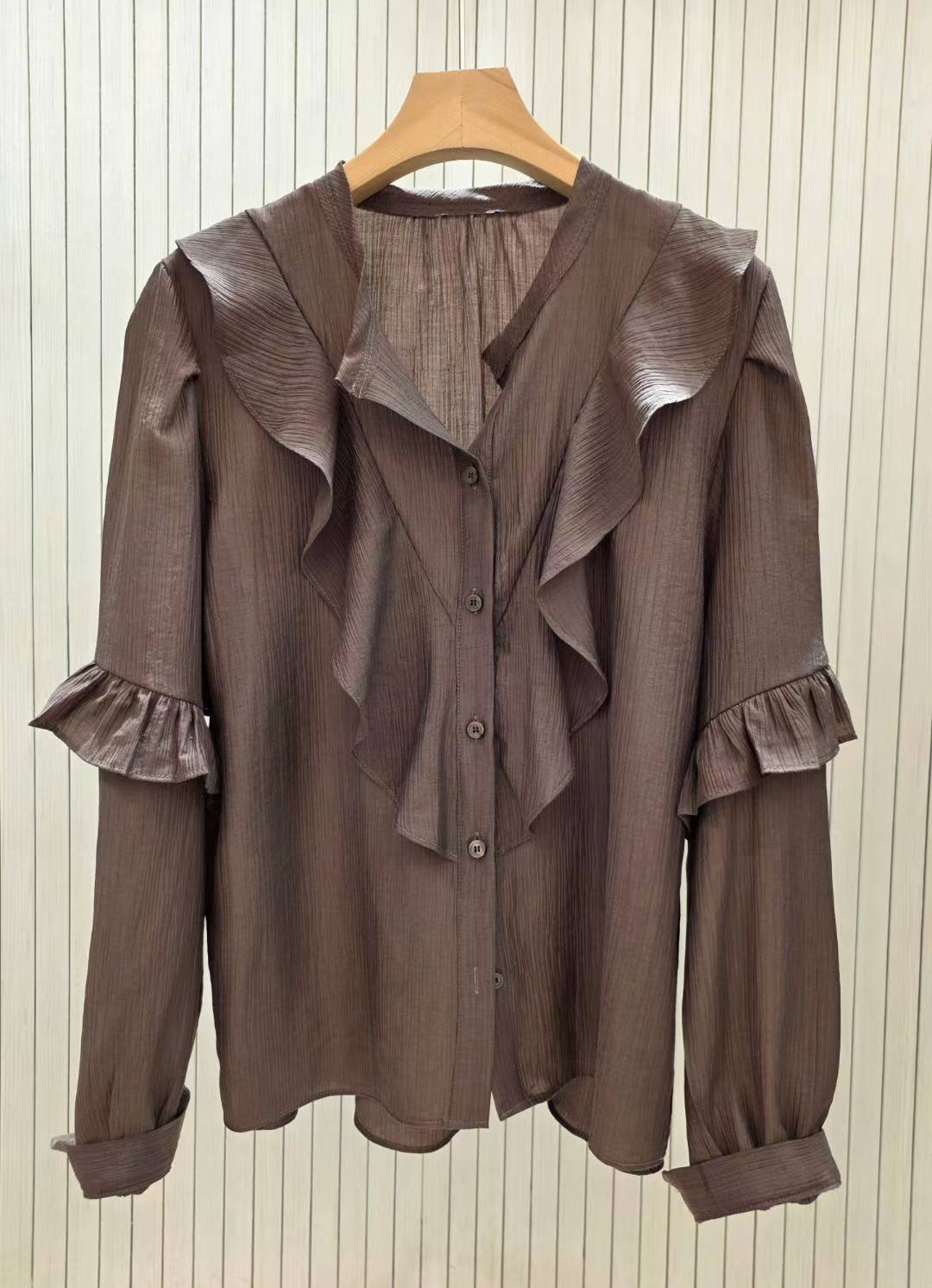 COCOS/ONE TOP東大門㊣代購女士新品職業休閑時尚襯衫蕾絲衫COCOS/ONE TOP襯衫/蕾絲衫圖色2