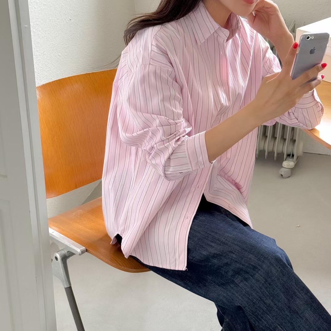 VERY GOOD韓國直郵㊣女裝新款25秋冬真品熱賣職業襯衫蕾絲衫VERY GOOD襯衫/蕾絲衫