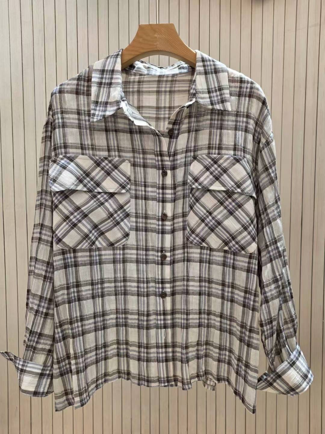COCOS/ONE TOP東大門㊣直郵女裝新款熱賣25秋冬襯衫蕾絲衫COCOS/ONE TOP襯衫/蕾絲衫圖色2