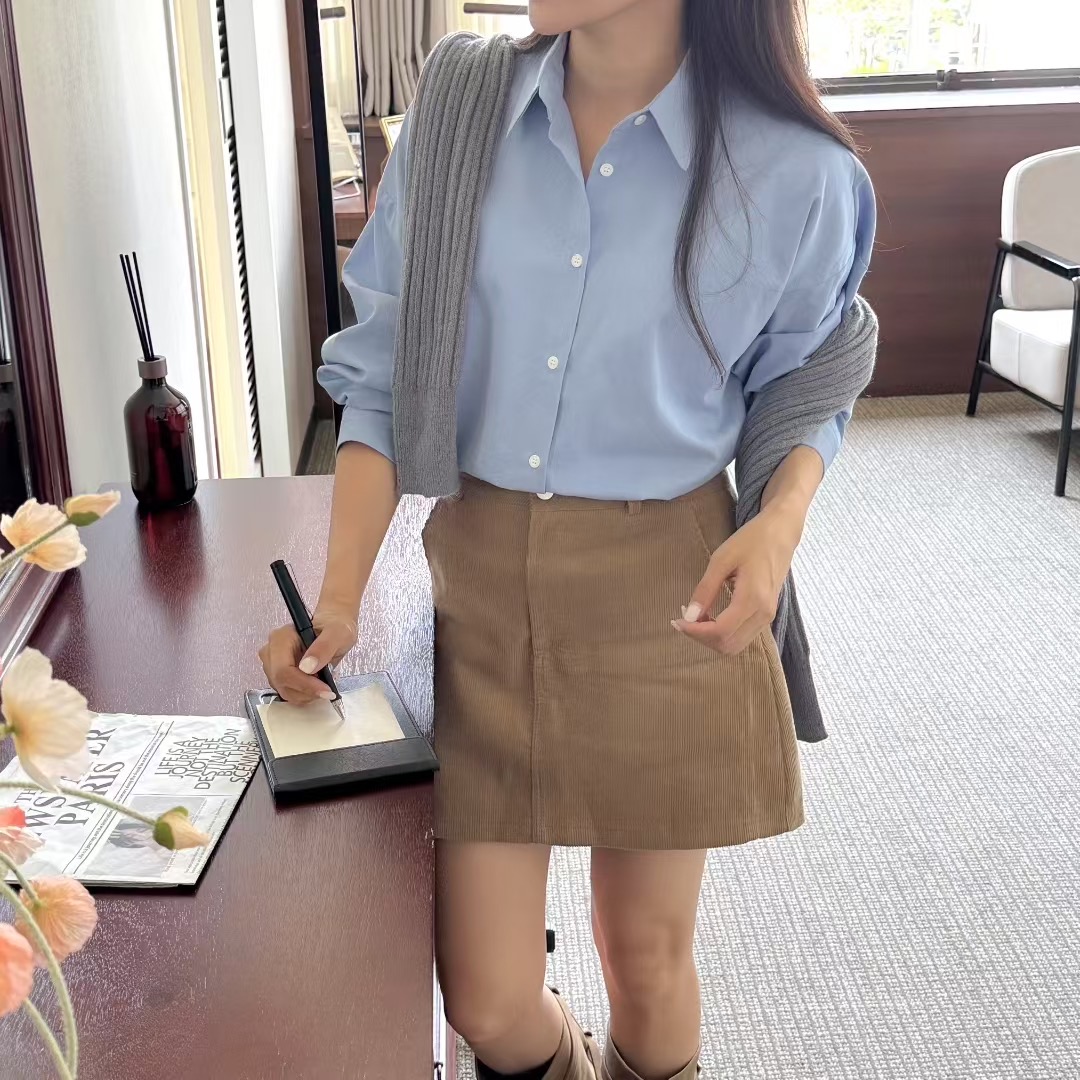 VERY GOOD東大門㊣直郵女士新品時尚休閑人氣推薦襯衫蕾絲衫VERY GOOD襯衫/蕾絲衫圖色2
