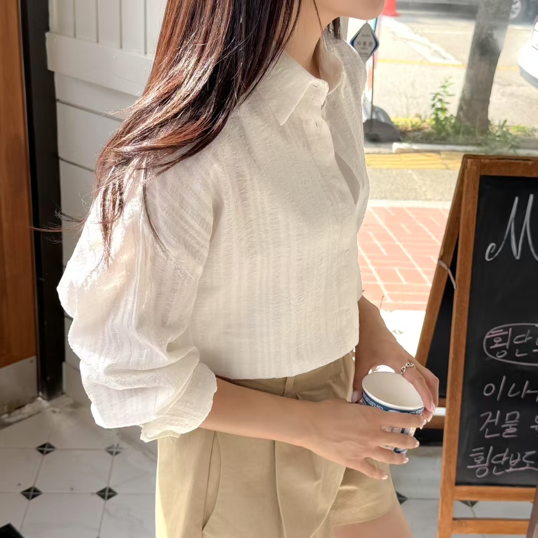 VERY GOOD東大門㊣實拍女裝新品25秋冬休閑真品襯衫蕾絲衫VERY GOOD襯衫/蕾絲衫