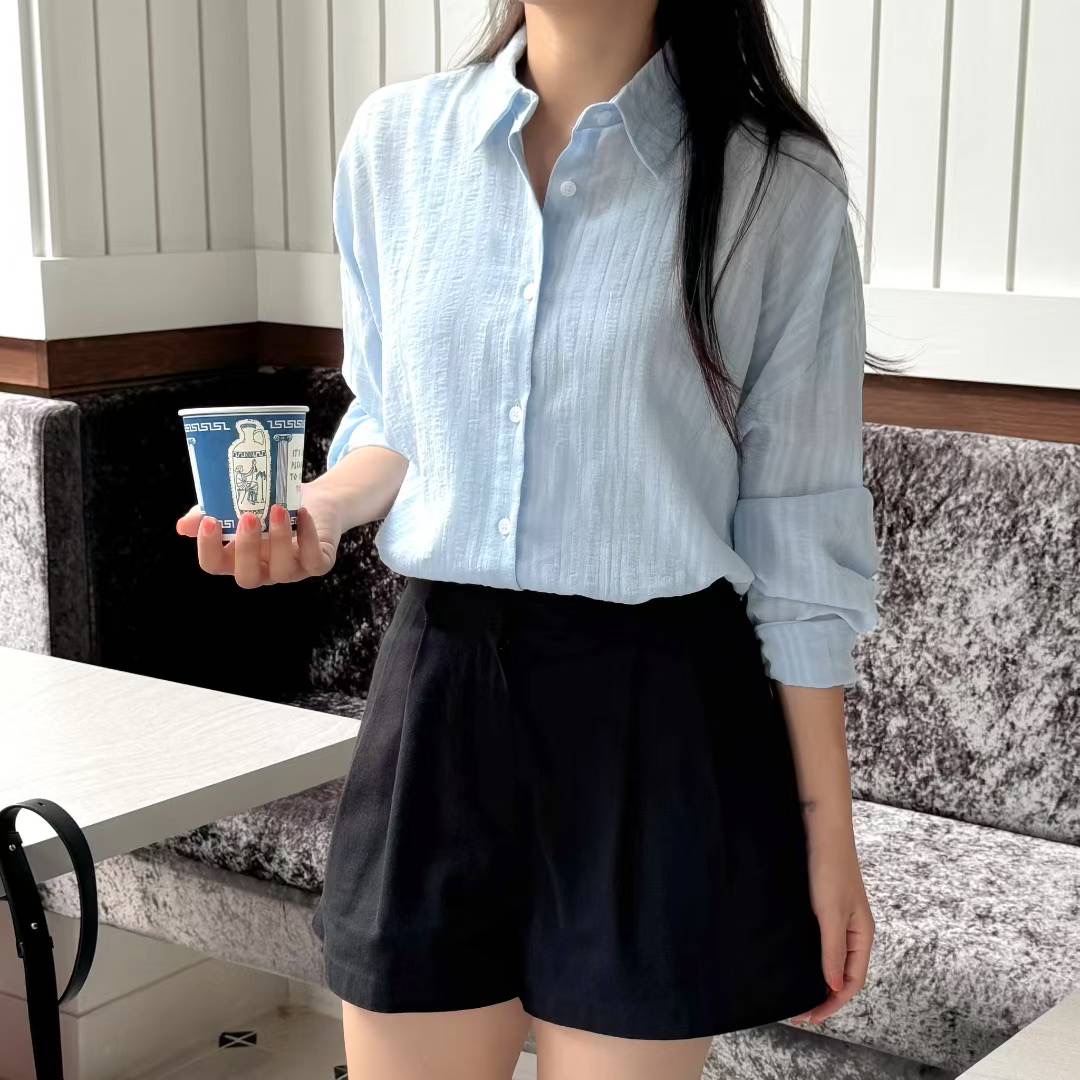VERY GOOD東大門㊣實拍女裝新品25秋冬休閑真品襯衫蕾絲衫VERY GOOD襯衫/蕾絲衫