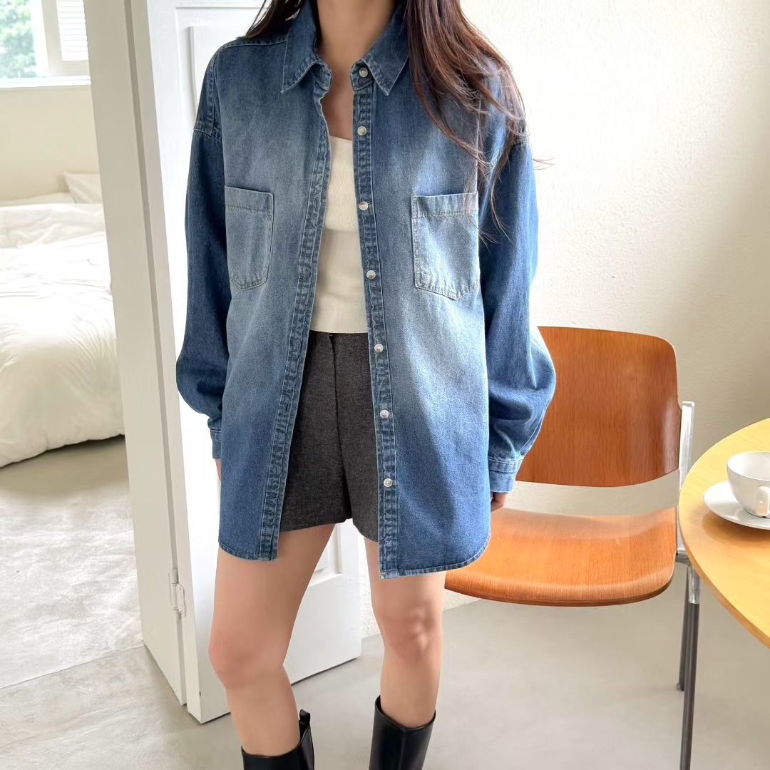 VERY GOOD韓國直郵㊣女士新品推薦真品25秋冬休閑襯衫蕾絲衫VERY GOOD襯衫/蕾絲衫