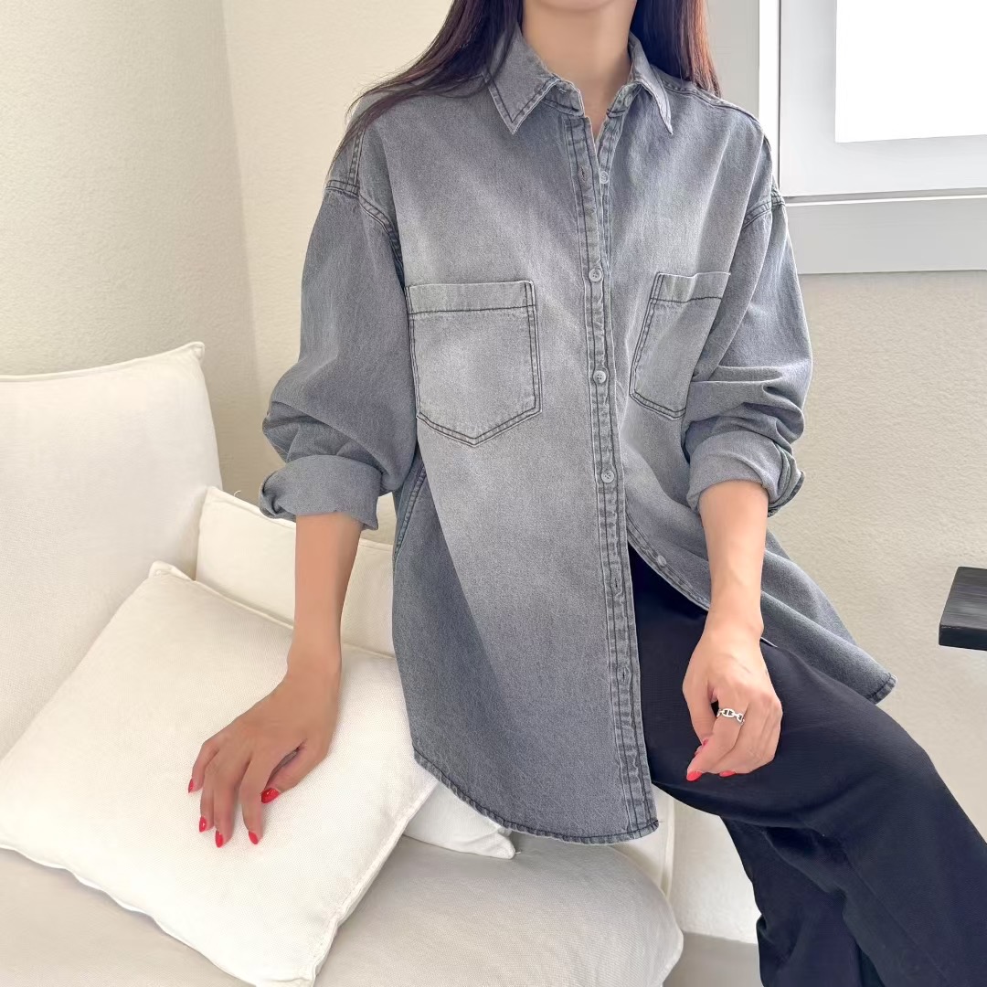 VERY GOOD韓國直郵㊣女士新品推薦真品25秋冬休閑襯衫蕾絲衫VERY GOOD襯衫/蕾絲衫圖色2