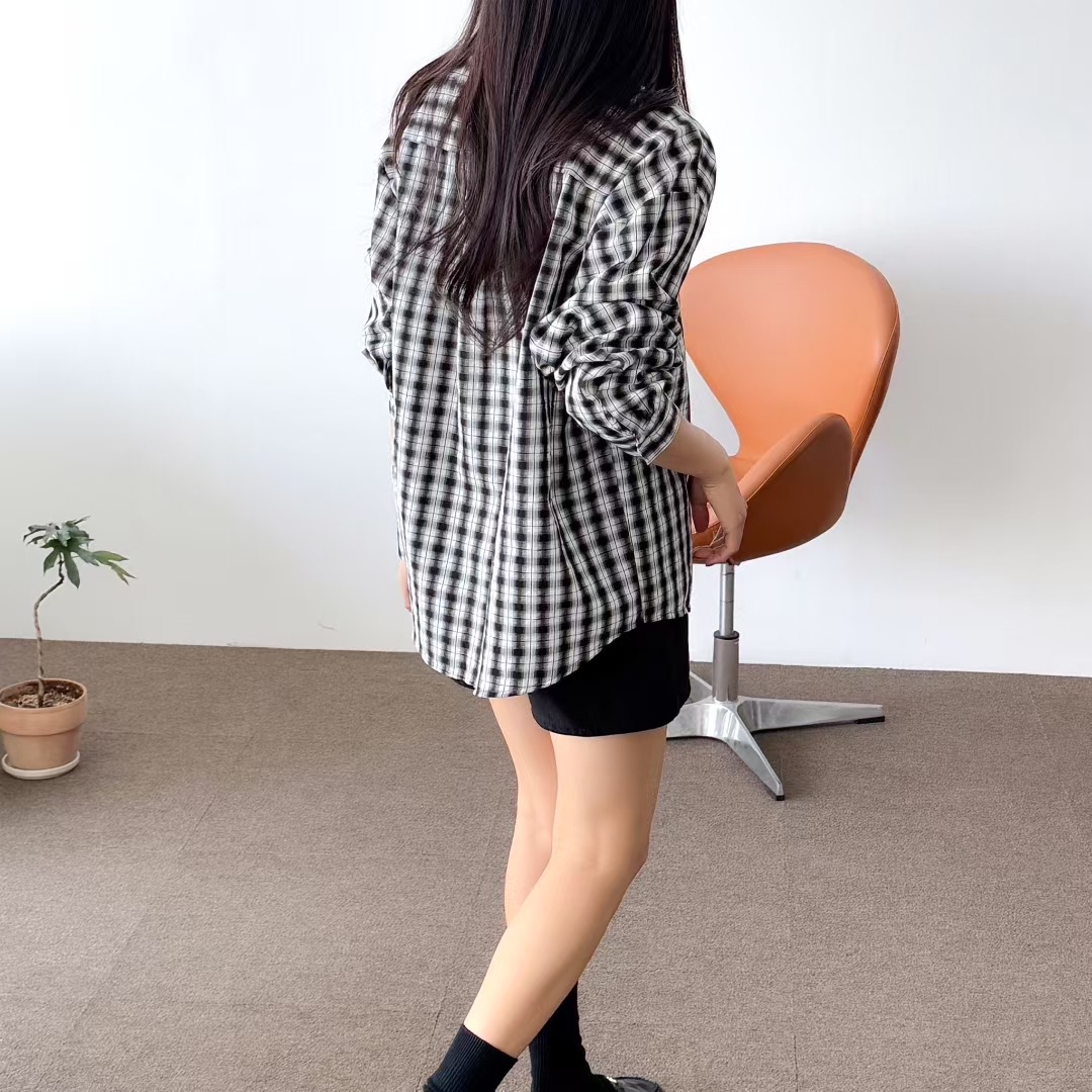 VERY GOOD韓國直郵㊣女裝新品熱賣25秋冬職業休閑襯衫蕾絲衫VERY GOOD襯衫/蕾絲衫