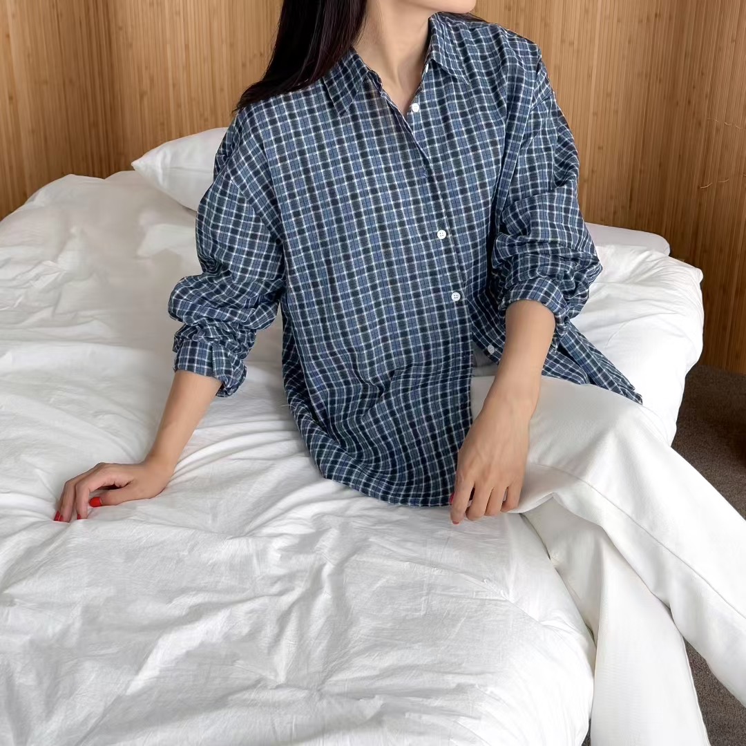 VERY GOOD韓國直郵㊣女裝新品熱賣25秋冬職業休閑襯衫蕾絲衫VERY GOOD襯衫/蕾絲衫圖色2
