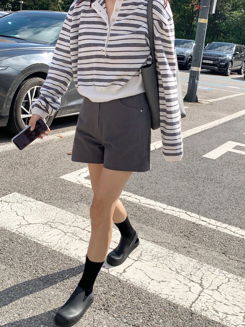COURGETTE東大門㊣代購女裝新品真品人氣休閑推薦熱賣25秋冬短褲COURGETTE短褲圖色1