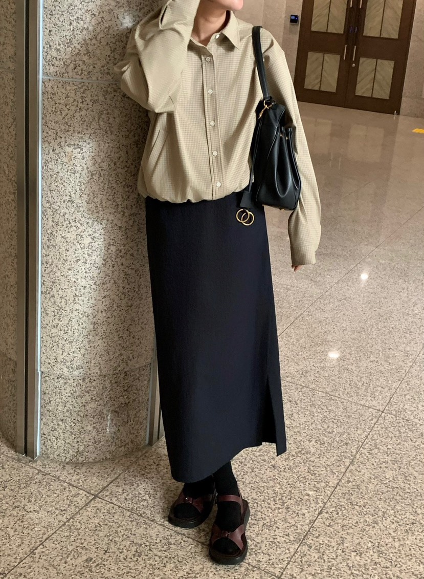 COURGETTE東大門㊣代購女裝新款人氣時尚休閑熱賣半身裙中短裙COURGETTE半身裙/中短裙