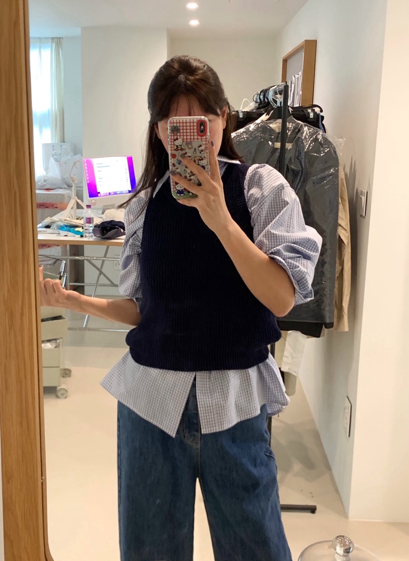 COURGETTE東大門㊣直郵女裝新品時尚職業休閑推薦襯衫蕾絲衫COURGETTE襯衫/蕾絲衫