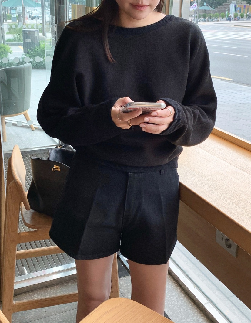 COURGETTE韓國代購㊣女裝新款休閑時尚25秋冬熱賣人氣針織衫COURGETTE針織衫圖色2
