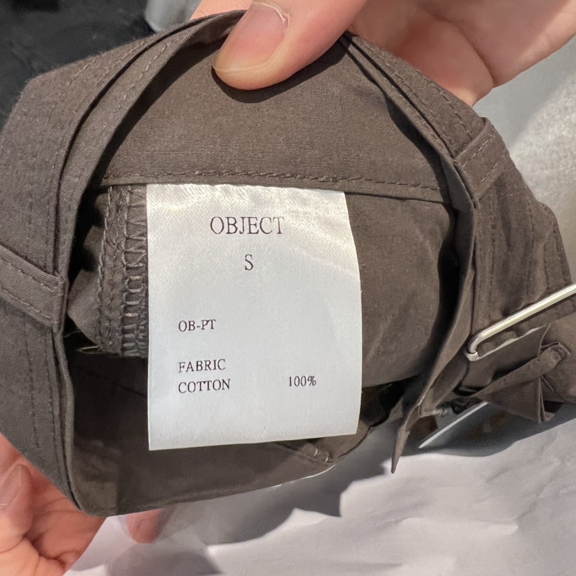 OBJECT東大門㊣實拍女裝新品真品25秋冬時尚熱賣休閑褲含腰帶OBJECT休閑褲