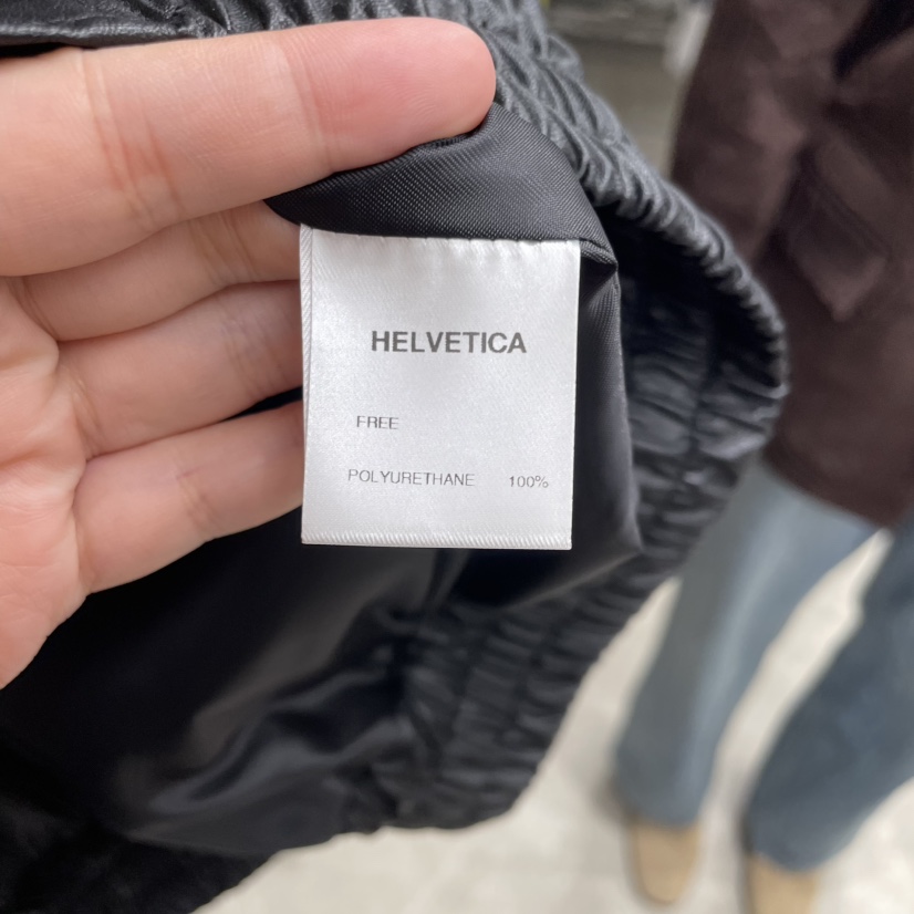 HELVETICA東大門㊣實拍女裝新品職業熱賣25秋冬人氣時尚皮衣HELVETICA皮衣