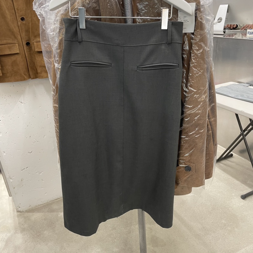 HELVETICA東大門㊣實拍女士新品時尚25秋冬半身裙中短裙羊毛HELVETICA半身裙/中短裙