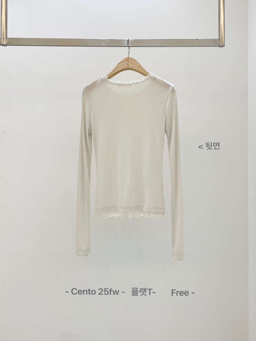 SETPLATZ東大門㊣實拍女裝新品25秋冬時尚真品推薦休閑長袖T恤PLATZCLASSIC長袖T恤