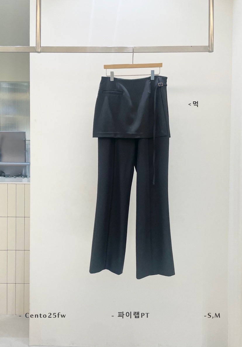 SETPLATZ韓國直郵㊣女士新品熱賣人氣25秋冬時尚職業休閑裙褲PLATZCLASSIC裙褲圖色5