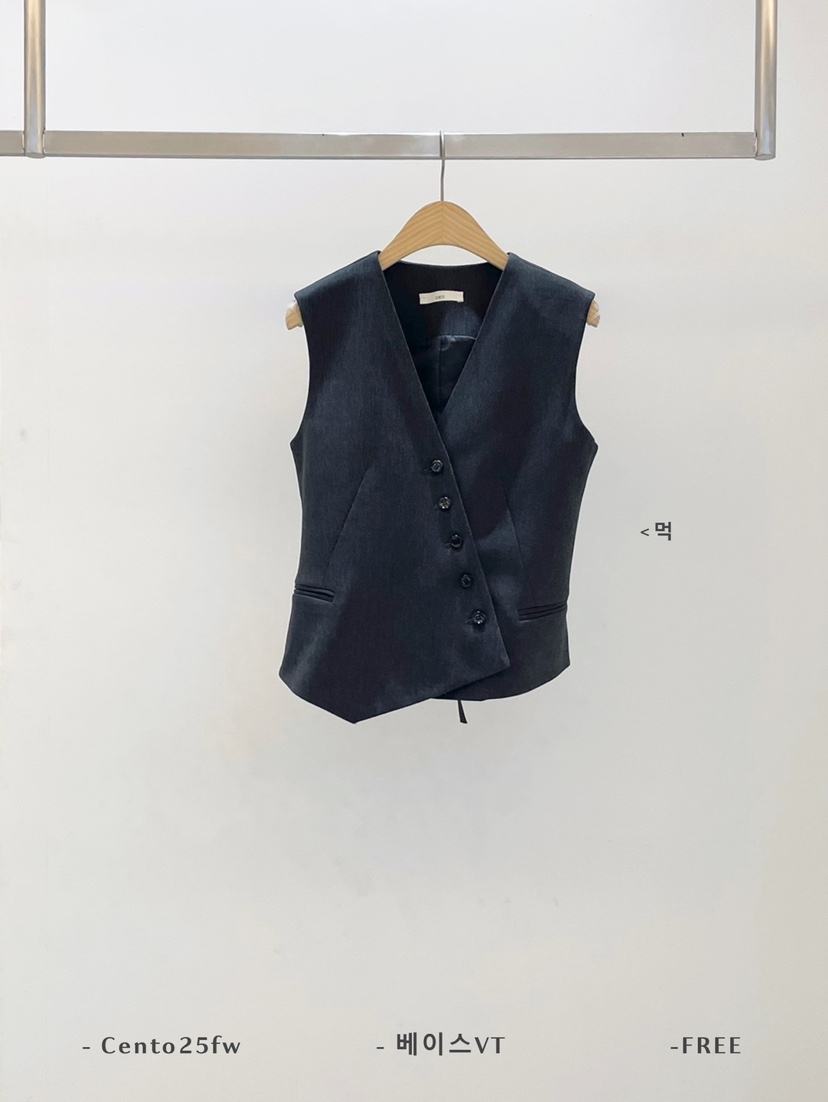 SETPLATZ韓國代購㊣女士新品真品25秋冬職業推薦時尚人氣馬甲PLATZCLASSIC馬甲圖色2