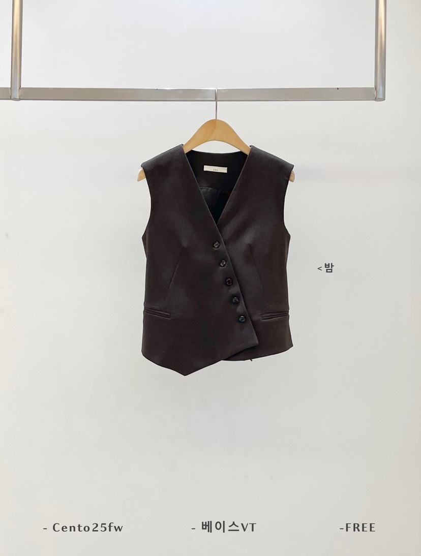 SETPLATZ韓國代購㊣女士新品真品25秋冬職業推薦時尚人氣馬甲PLATZCLASSIC馬甲圖色3