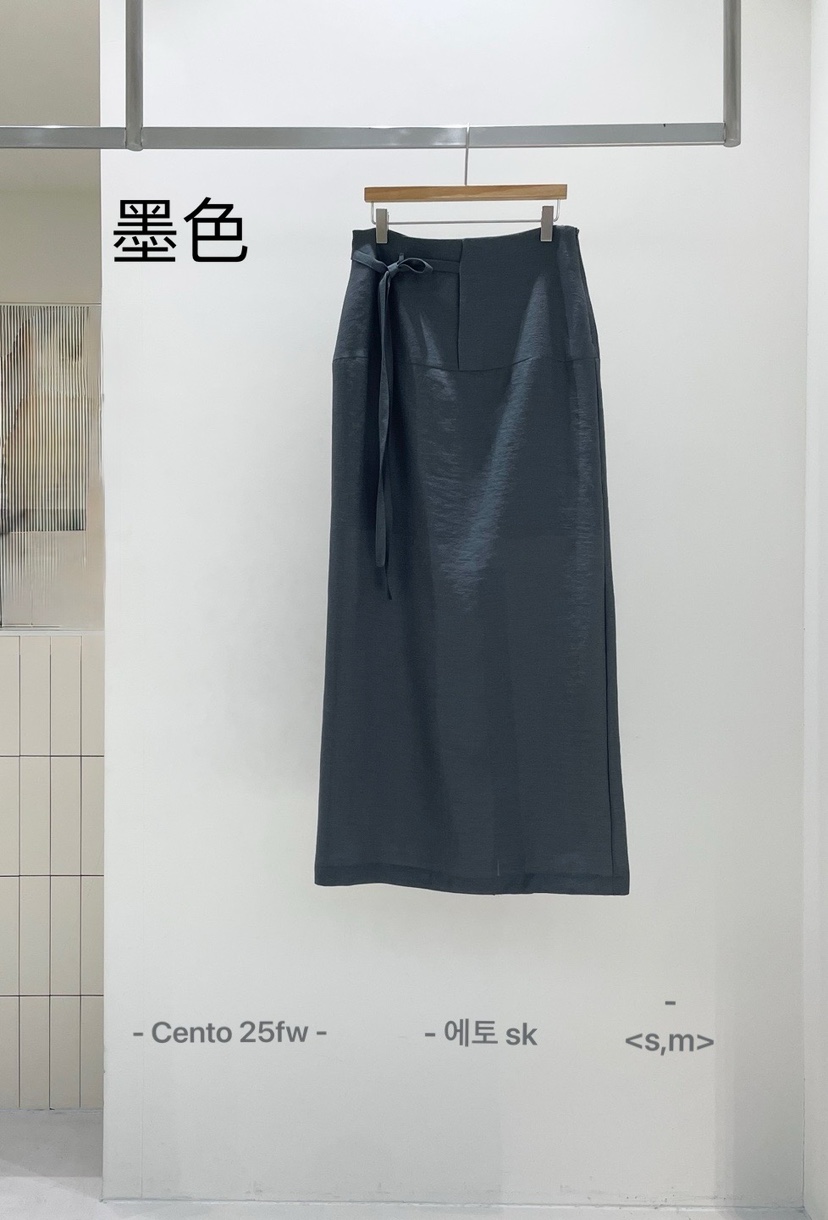 SETPLATZ韓國代購㊣女士新品25秋冬人氣熱賣時尚休閑真品長裙PLATZCLASSIC長裙圖色2