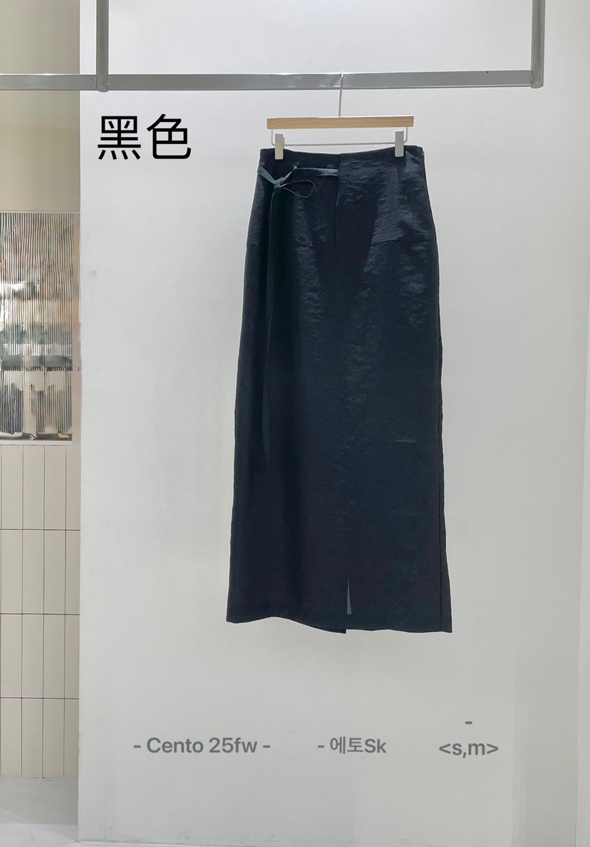 SETPLATZ韓國代購㊣女士新品25秋冬人氣熱賣時尚休閑真品長裙PLATZCLASSIC長裙圖色3