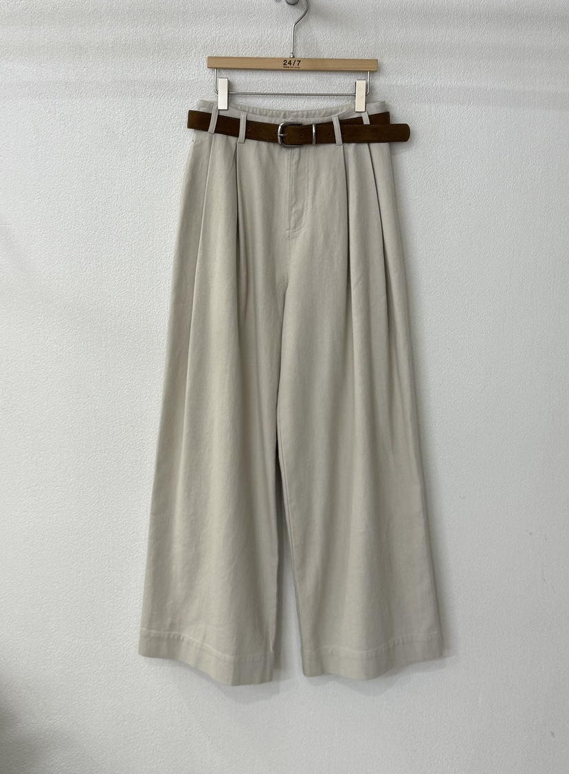 TWENTY FOUR SEVEN24-7東大門㊣直郵女裝新品人氣休閑褲含腰帶TEWNTY FOUR SEVEN24-7休閑褲圖色1