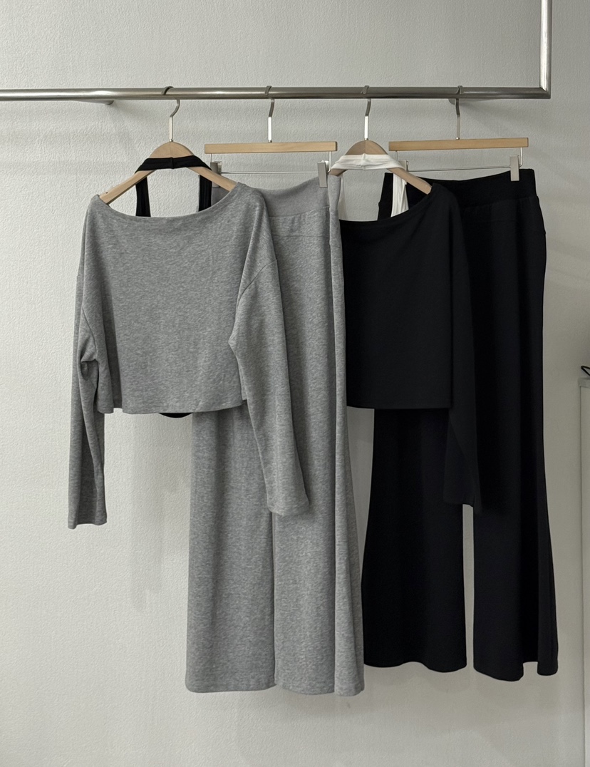 TWENTY FOUR SEVEN24-7韓國直郵㊣女裝新品休閑套裝兩件套TEWNTY FOUR SEVEN24-7套裝