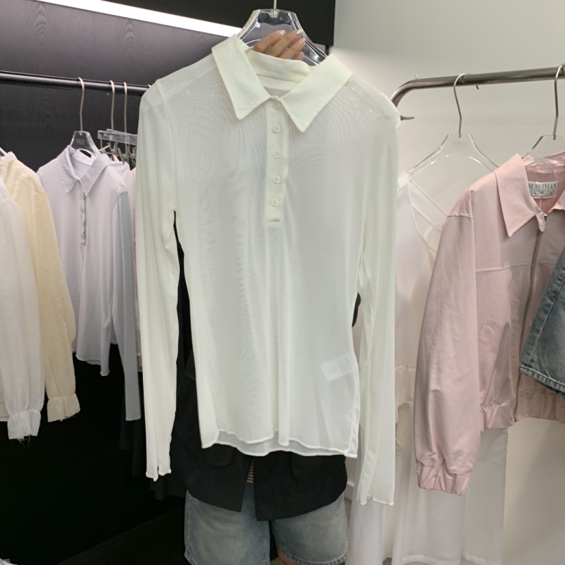 MORE THAN YESTERDAY/LOVE YOU SO MUCH東大門㊣代購女士新品時尚長袖T恤MORE THAN YESTERDAY長袖T恤圖色1