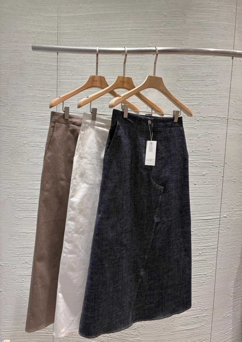 2BOTTLE韓國直郵㊣女士新品推薦休閑時尚人氣職業25秋冬長裙2BOTTLE長裙