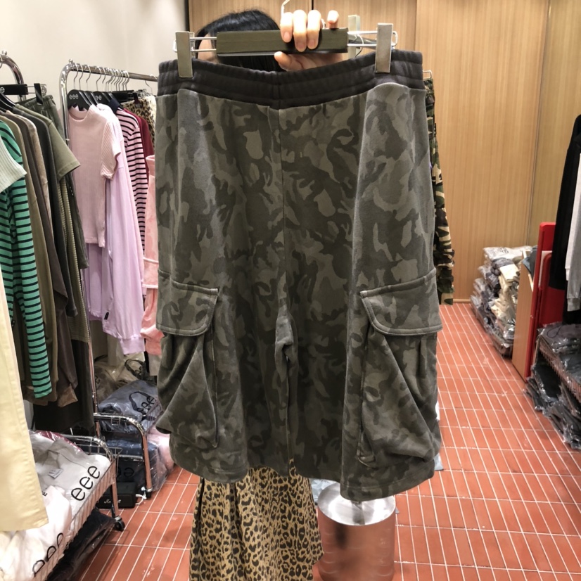 E/E/E東大門㊣實拍女士新品25秋冬真品熱賣職業時尚短褲工裝E/E/E短褲