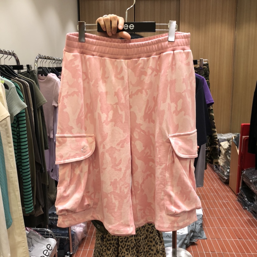 E/E/E東大門㊣實拍女士新品25秋冬真品熱賣職業時尚短褲工裝E/E/E短褲