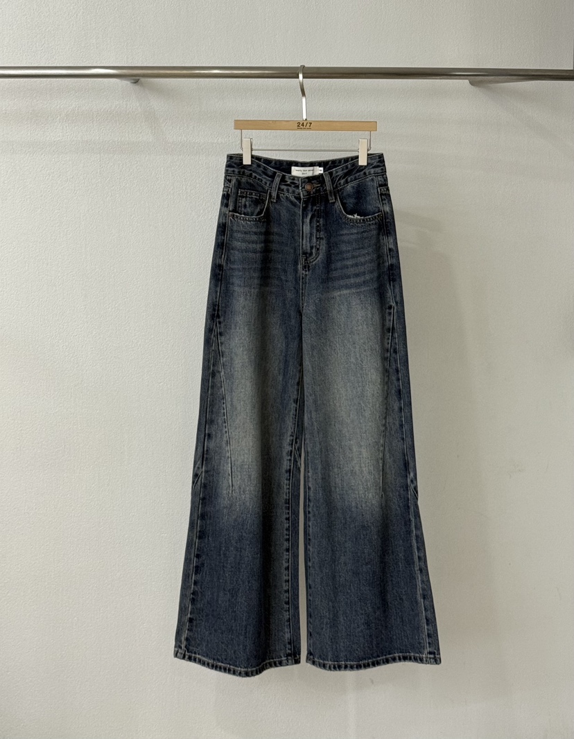 TWENTY FOUR SEVEN24-7東大門㊣代購女士新款休閑牛仔褲水洗TEWNTY FOUR SEVEN24-7牛仔褲圖色1
