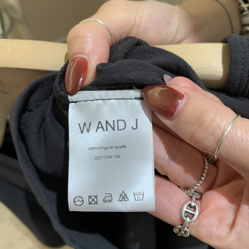 W AND J東大門㊣直郵女士新品推薦職業25秋冬真品時尚T恤W AND JT恤
