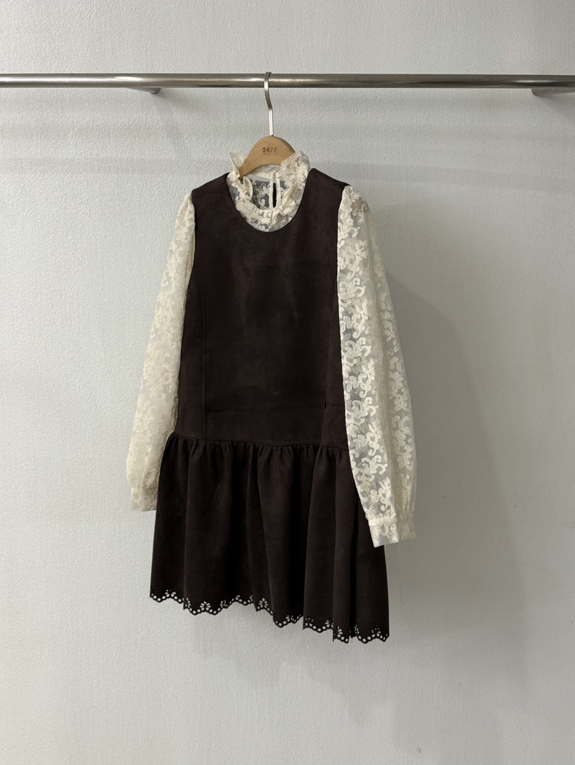 TWENTY FOUR SEVEN24-7東大門㊣實拍女士新品熱賣連衣裙假兩件含包TEWNTY FOUR SEVEN24-7連衣裙圖色2