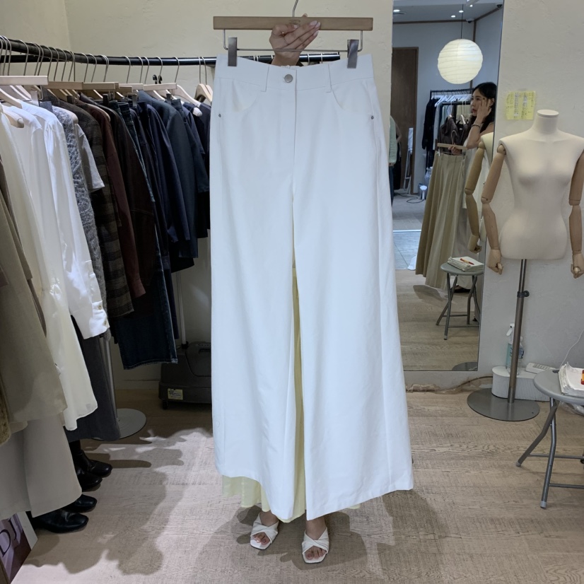 W AND J韓國直郵㊣女士新品人氣熱賣真品職業休閑25秋冬休閑褲W AND J休閑褲圖色2