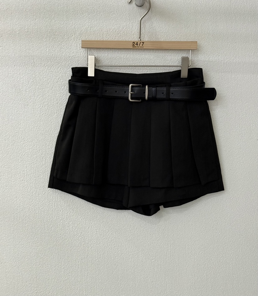 TWENTY FOUR SEVEN24-7韓國代購㊣女士新品推薦裙褲含腰帶TEWNTY FOUR SEVEN24-7裙褲圖色3