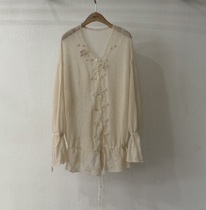 TWENTY FOUR SEVEN24-7韓國直郵㊣女裝新品真品襯衫蕾絲衫馬海毛TEWNTY FOUR SEVEN24-7襯衫/蕾絲衫圖色1