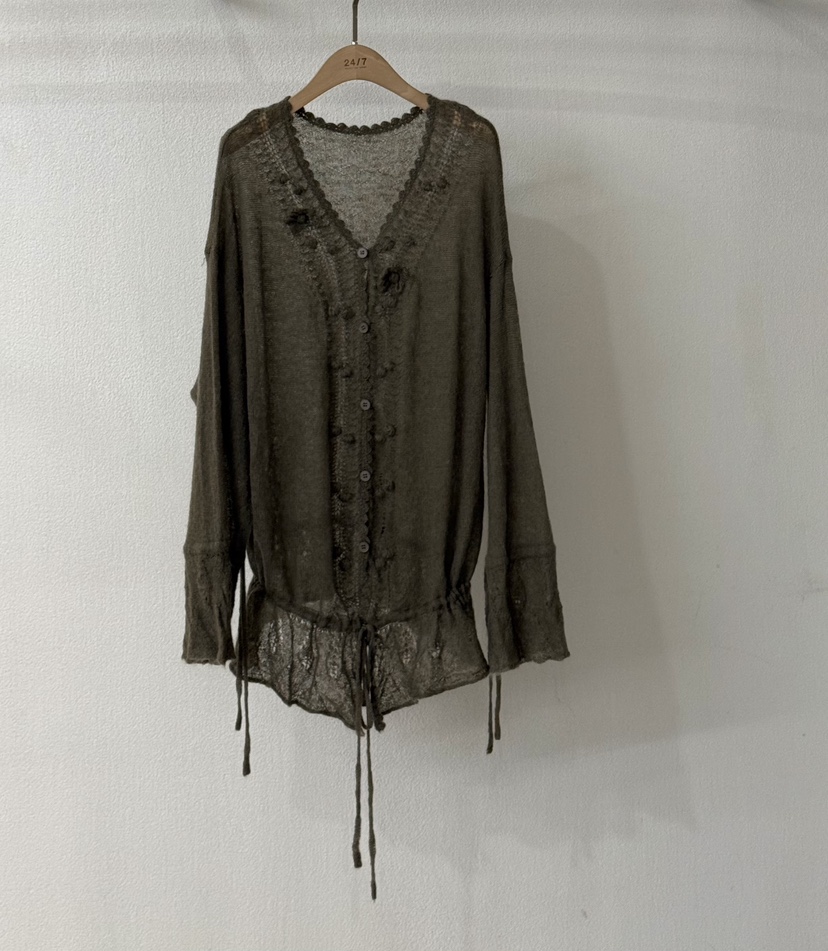 TWENTY FOUR SEVEN24-7韓國直郵㊣女裝新品真品襯衫蕾絲衫馬海毛TEWNTY FOUR SEVEN24-7襯衫/蕾絲衫圖色2