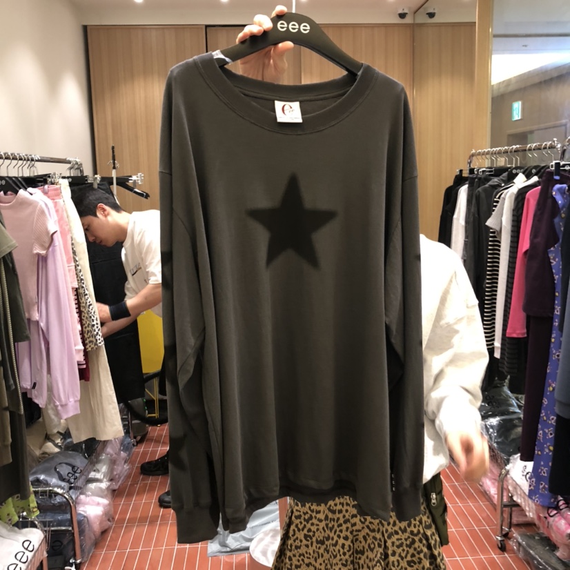 E/E/E韓國直郵㊣女士新品熱賣時尚推薦職業休閑25秋冬長袖T恤E/E/E長袖T恤圖色3