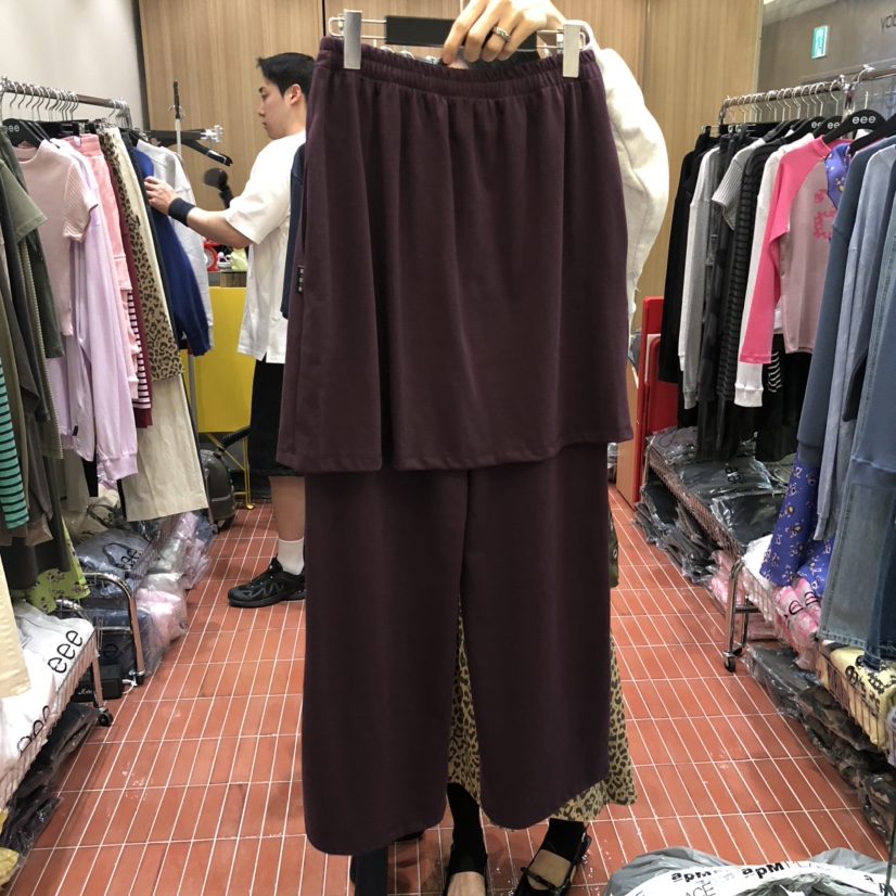 E/E/E韓國代購㊣女士新款推薦熱賣時尚人氣職業真品休閑裙褲E/E/E裙褲