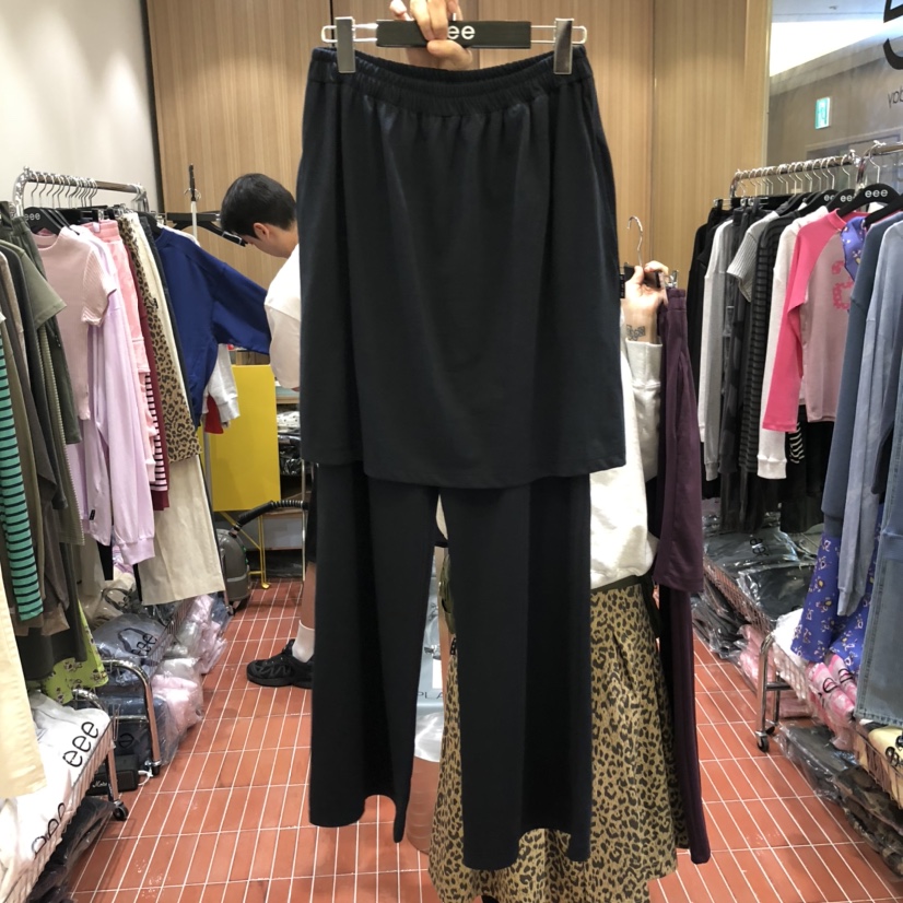 E/E/E韓國代購㊣女士新款推薦熱賣時尚人氣職業真品休閑裙褲E/E/E裙褲圖色2