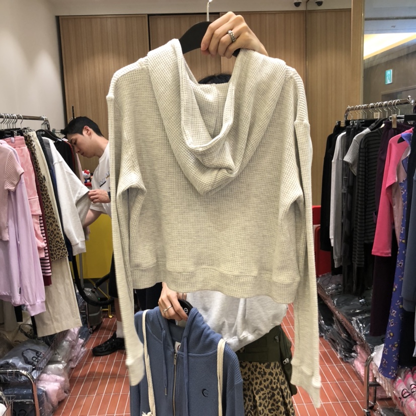 E/E/E東大門㊣直郵女士新品熱賣真品時尚25秋冬人氣衛衣兜帽E/E/E衛衣
