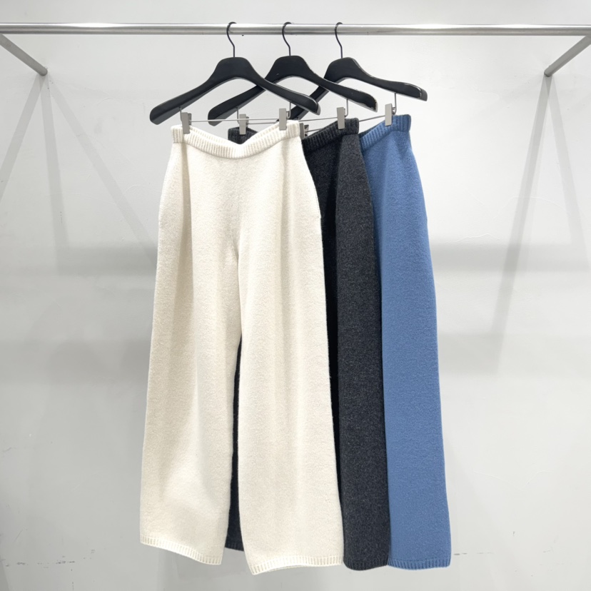 RIVER東大門㊣實拍女士新品25秋冬時尚推薦職業休閑褲針織褲WATER/RIVER休閑褲