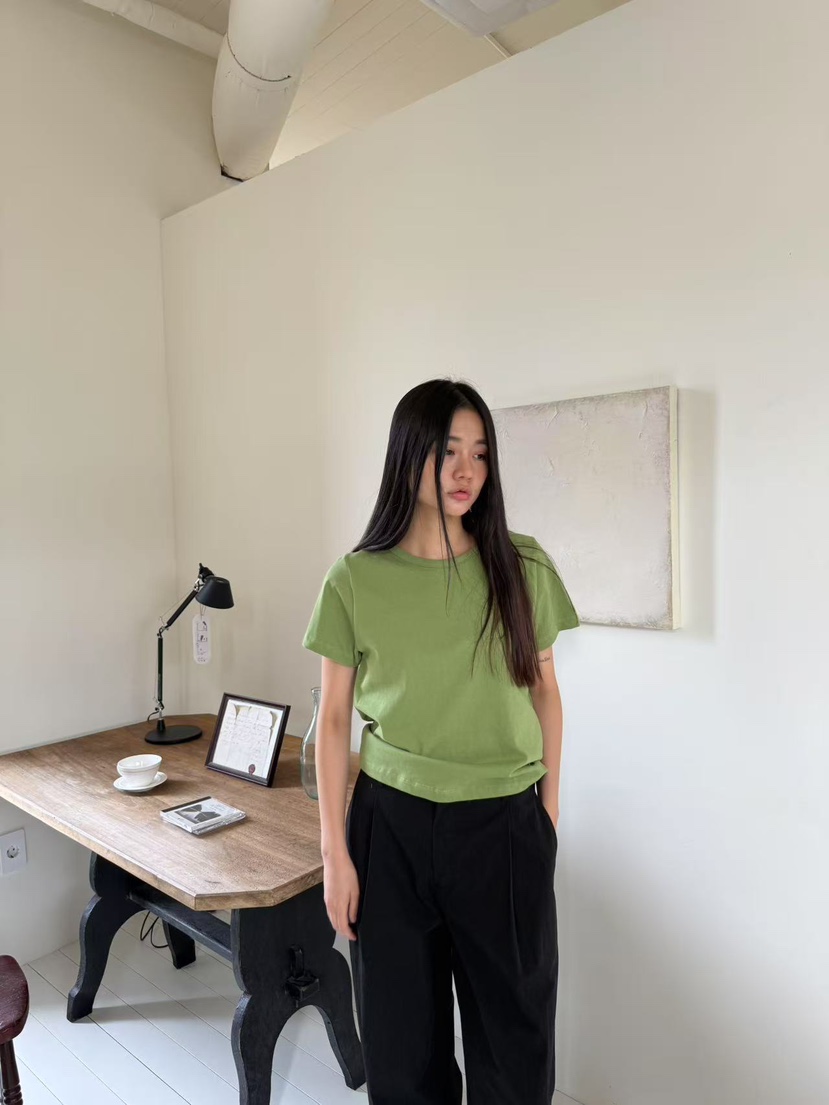 A P-STUDIO韓國代購㊣女士新款休閑真品25秋冬推薦人氣T恤A P-STUDIOT恤