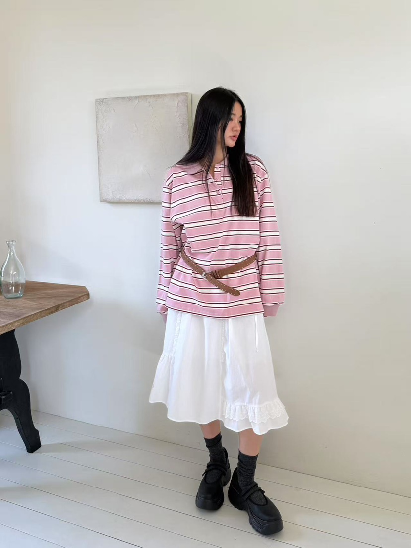 A P-STUDIO東大門㊣代購女裝新款熱賣職業時尚休閑長袖T恤A P-STUDIO長袖T恤