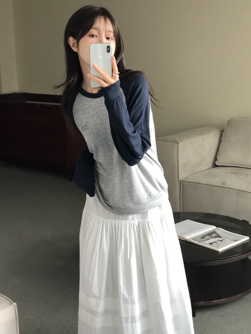 THE EYL東大門㊣代購女裝新款職業時尚休閑真品人氣長袖T恤THE EYL長袖T恤